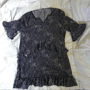 NWOT Polka Dot Ruffle Dress